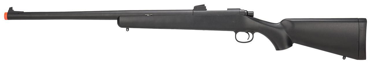 HFC 2377 Bolt Action Airsoft Sniper Rifle w/ Fixed Iron Sights, Black