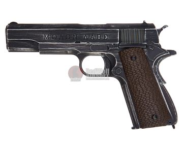 AW Custom NE20 1911 ‘Molon Labe’ GBB Airsoft Pistol – Brown Grip