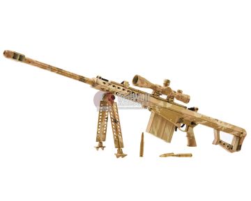 Blackcat Airsoft 1/4 Scale Mini Model Gun M82A1 (Scale 1:4) – Tan