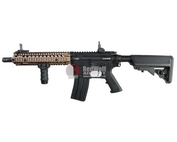 G&P Daniel Defense MK18 Mod I Airsoft M4 Rifle – Sand on Black
