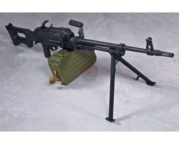 A&K PKM Airsoft LMG AEG (Black Polymer Stock Version)