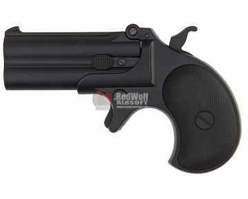 MAXTACT Derringer Full Metal 6mm Green Gas Airsoft Pistol – Black