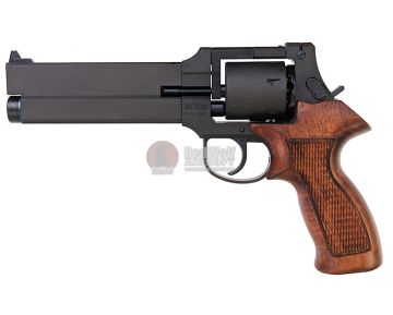 Marushin Mateba Revolver 6mm X-Cartridge Series Black HW Wood Grip Version