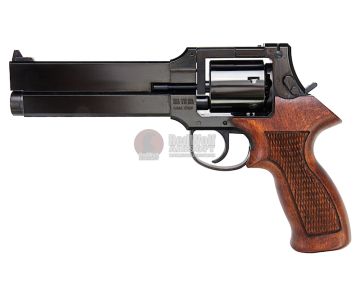 Marushin Mateba Revolver 6mm X-Cartridge Series W Deep Black Wood Grip Version