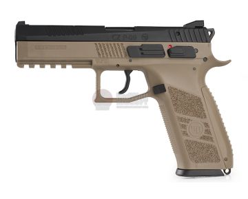 KJ Works ASG CZ P-09 Duty GBB Airsoft Pistol (ASG Licensed) – TAN