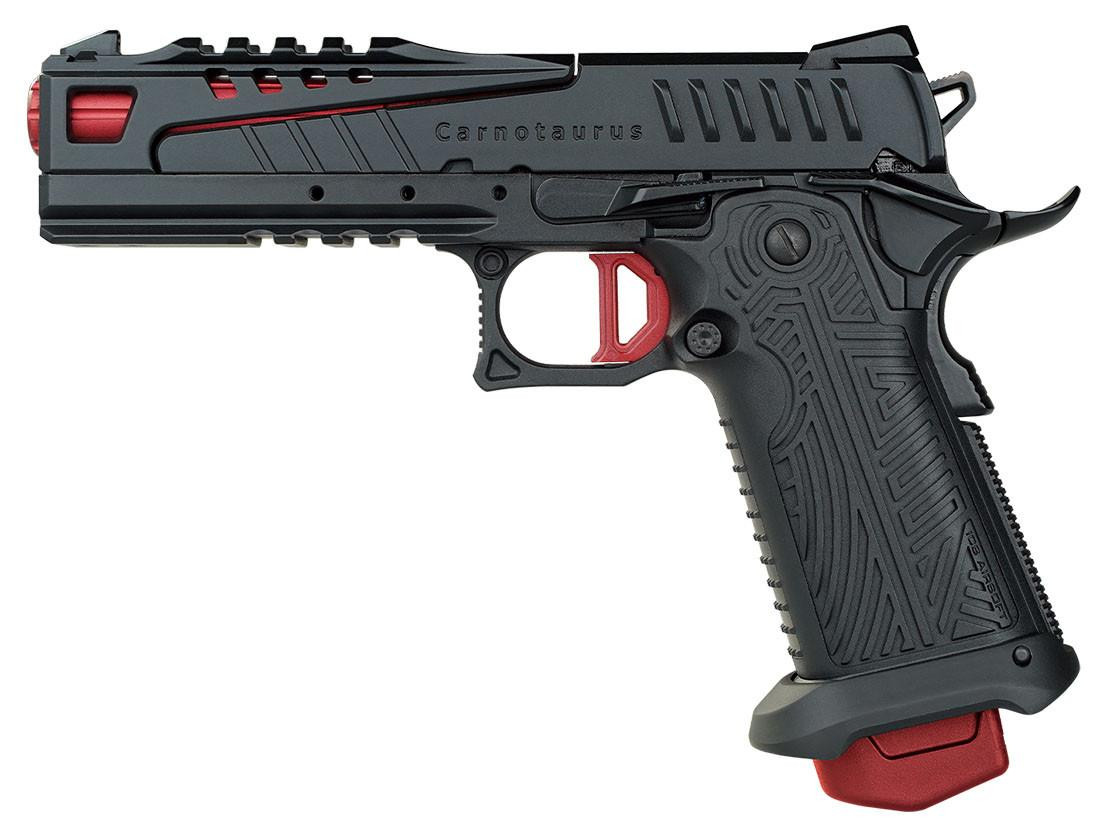 ICS Hi-Capa Carnotaurus GBB Airsoft Pistol, Black