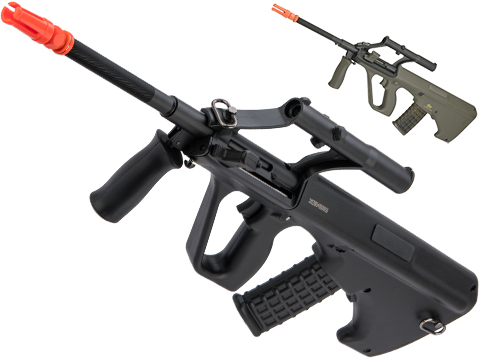 JG AUG Military Full Size Airsoft AEG Integrated Scope