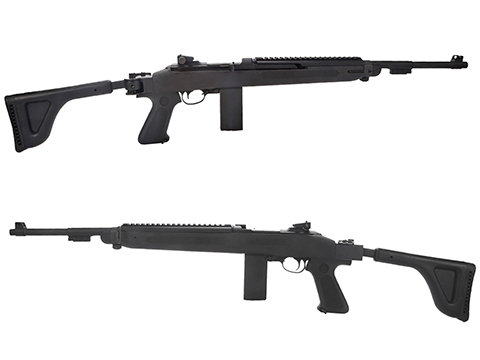 King Arms Limited Edition “Black Mamba” M1 Carbine CO2 Gas Blowback Rifle w/ Choate M1 Military Side Folding Stock