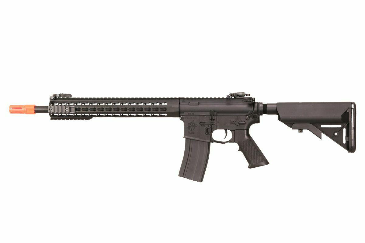Knights Armament Nylon Fiber SR-16E3 Carbine MOD2 Airsoft AEG, Black