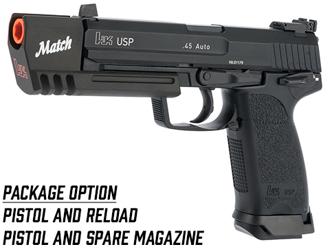 Evike.com Exclusive Heckler & Koch USP Match Gas Blowback Airsoft Pistol by KWA