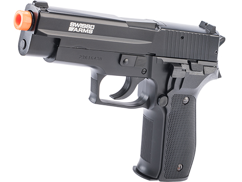 Swiss Arms 226 Collector’s Edition Spring Powered Airsoft Pistol (Color: Black)