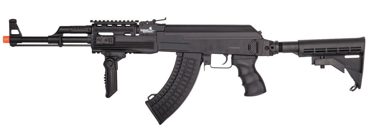 Lancer Tactical CM028C AK-47 Tactical AEG w/ Retractable Stock by CYMA