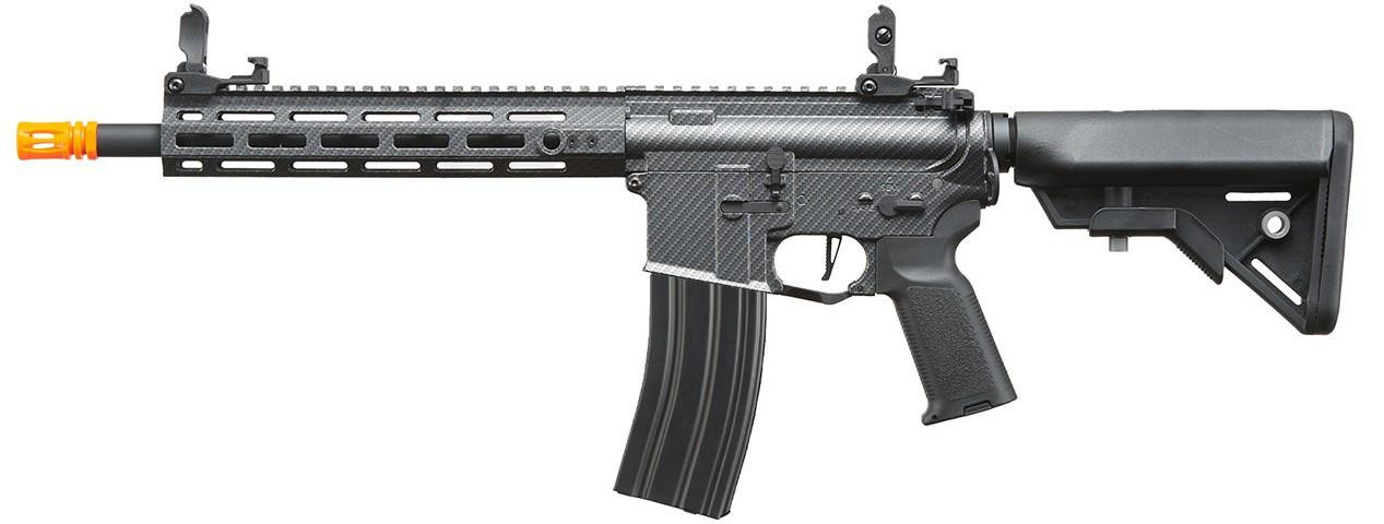 Lancer Tactical Gen 3 Hellion M-LOK 10″ M4 AEG Airsoft Rifle, Black/Carbon