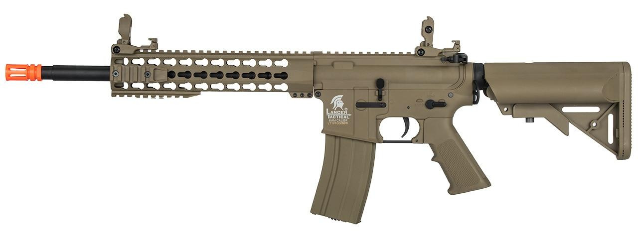 Lancer Tactical M4 10 Keymod AEG, Dark Earth – Upgraded Gen 2