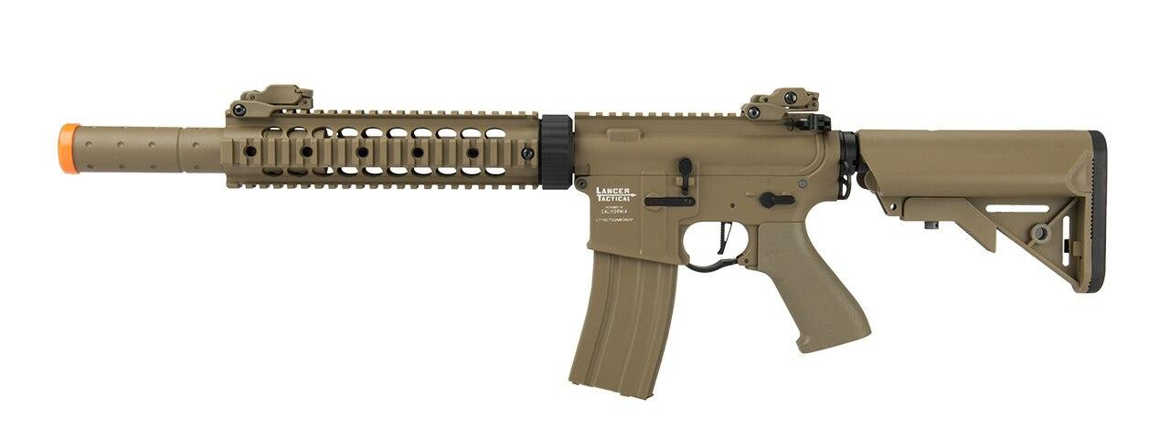 Lancer Tactical M4 SD Proline Series 9 Rail High FPS Rifle, Tan
