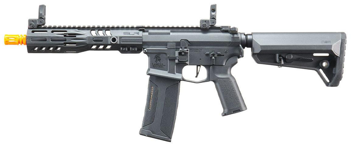 Lancer Tactical SLR 9″ SD Gen 3 AEG Airsoft Rifle w/ Nebula 1 ETU, Black