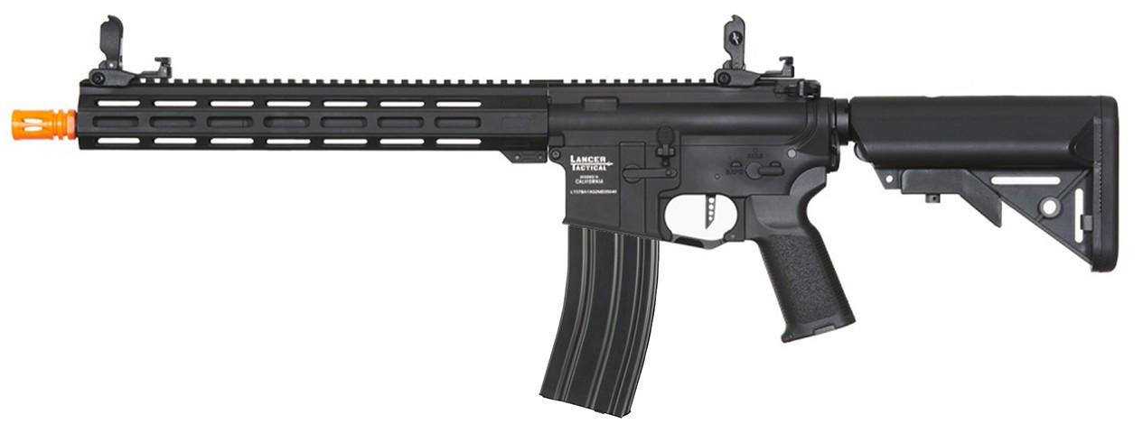 Lancer Tactical Viking 13″ M-LOK Proline Series M4 Airsoft Rifle w/ Crane Stock, Black