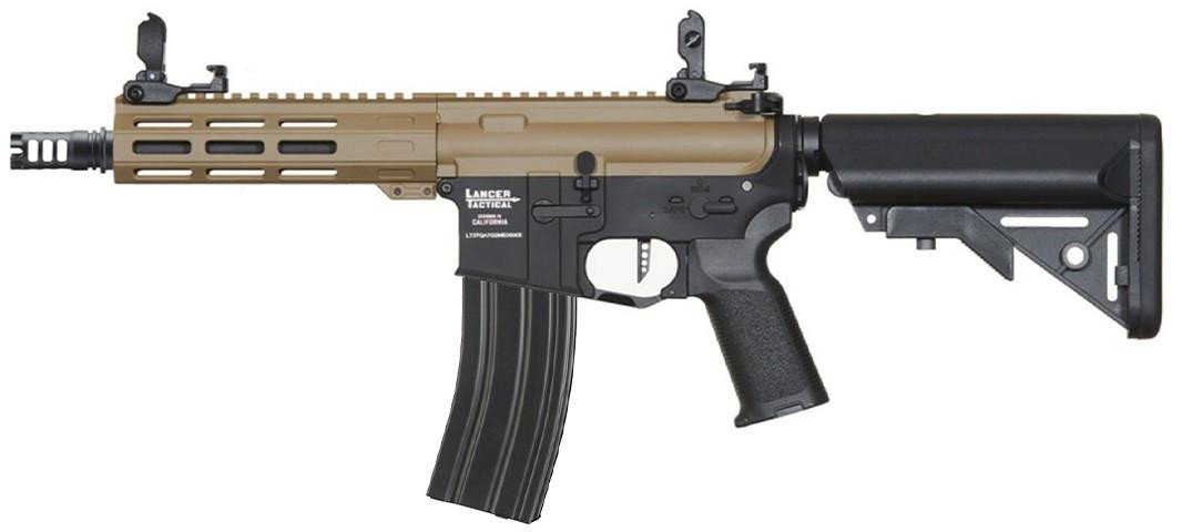 Lancer Tactical Viking 7″ M-LOK Proline Series M4 Airsoft Rifle, Two-Tone