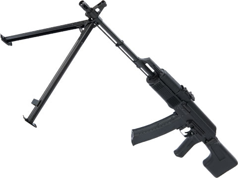 LCT Stamped Steel RPKS74MN Airsoft AEG Light Machinegun w/ Side Folding Stock