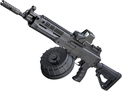 LCT Stamped Steel LCK-16 Airsoft AEG Light Machinegun w/ Side-Folding Stock Tube