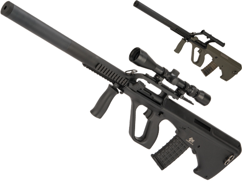 Evike Class I Custom AUG Phantom Sniper Rifle Airsoft AEG Package