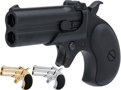 Maxtact Gas Powered Full Metal Derringer Airsoft Double Barrel Pistol