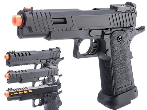 Matrix x Golden Eagle Full Metal OTS .45 Tactical Hi-CAPA Gas Blowback Airsoft Pistol w/ Carrying Case