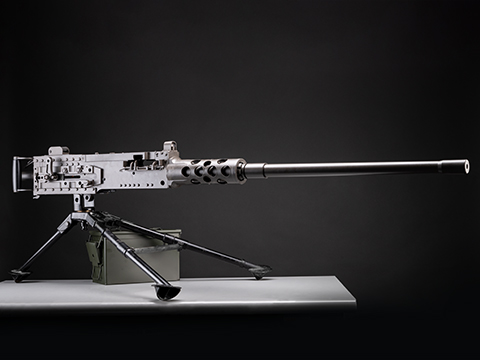 PAF / Matrix 1:1 Scale Non-Functioning Ultra Realistic M2 Browning Heavy Machine Gun Replica w/ Box Magazine
