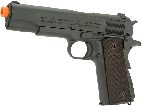 Cybergun x Colt 1911A1 CO2 Powered Airsoft Gas Blowback Pistol w/ Parkerized Finish