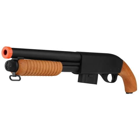 Atlas Custom Works 870 Pump Action Metal Airsoft Sawed-Off Shotgun – REAL WOOD