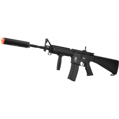 ICS C-15 Full Metal SR16 M4 Airsoft AEG Rifle w/ QD Barrel Extension