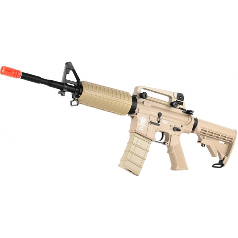 ICS Sportline Polymer M4A1 Airsoft AEG Rifle – TAN