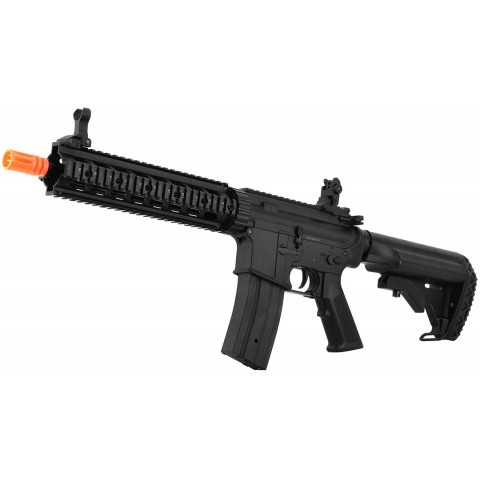 Golden Eagle Full Metal Gearbox M4 10″ RIS Airsoft AEG Rifle – BLACK