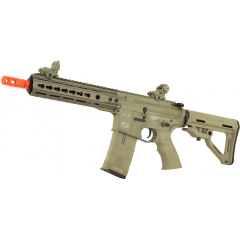 ICS CXP UK1 TransforM4 EBB KeyMod Airsoft M4 AEG Rifle Short – TAN