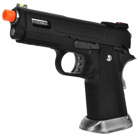 WE Tech Velociraptor Full Metal Gas Blowback Pistol – BLACK