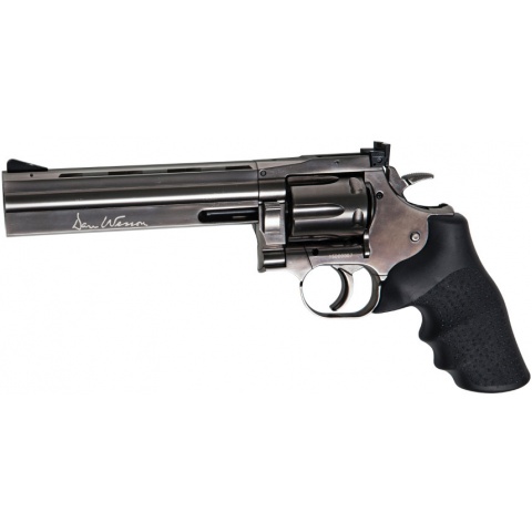 ASG Dan Wesson 6″ CO2 Lower Power Version Airsoft Revolver – STEEL GRAY