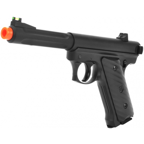 KJW MK2 CO2 NBB Airsoft Pistol w/ Optical Fiber Front Sight – BLACK