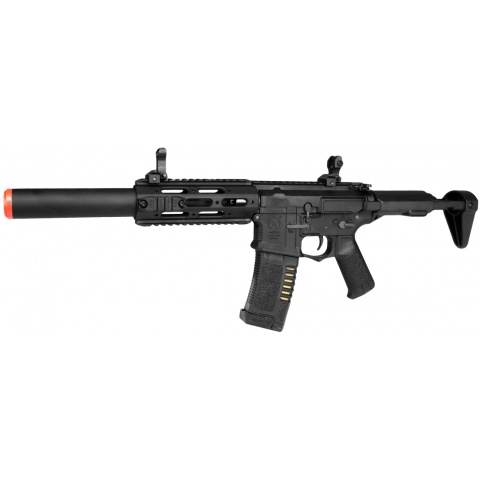 ARES Airsoft M4 Amoeba AEG Mod RIS Mock Suppressor EFCS – (Black)
