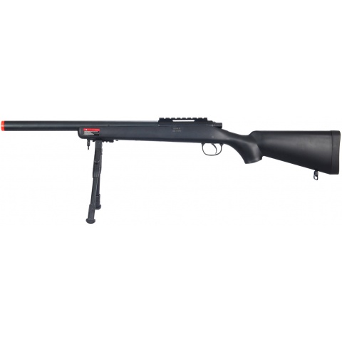 WellFire MB02 Airsoft VSR-10 Bolt Action Sniper Rifle w/ Bipod – BLACK