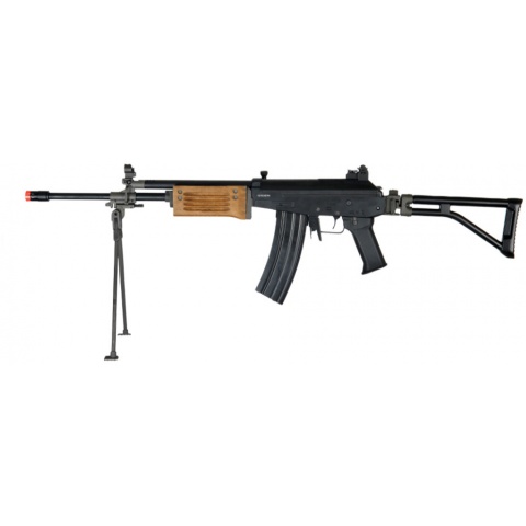 ICS Airsoft Galil ICAR ARM w/ Folding Stock Quick Deploy Bipod – BLACK