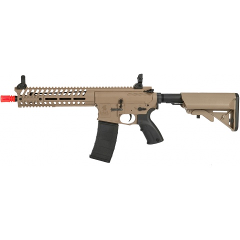 Lancer Tactical M4 AEG Multi-Mission EBB Carbine w/ 10.5″ Barrel – TAN