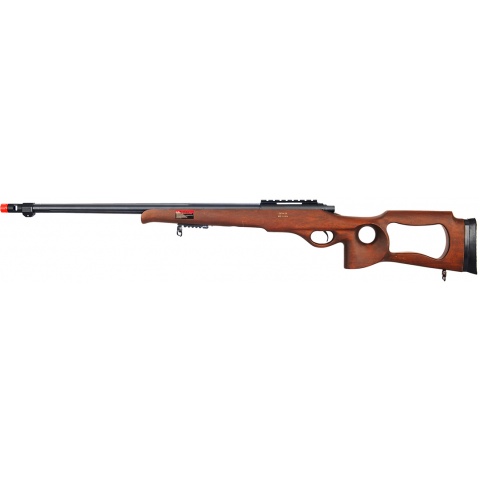 Well Airsoft MB09W Bolt Action Rifle w/ Fluted Barrel – WOOD