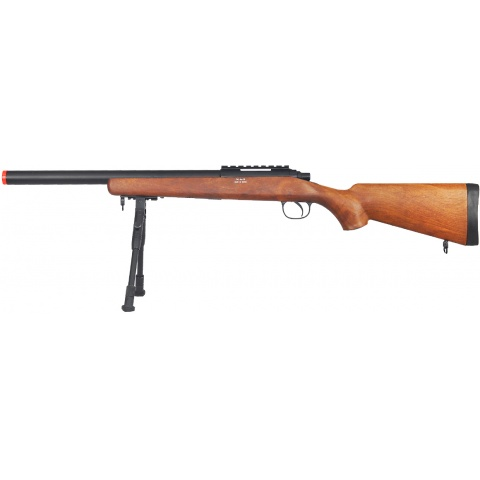 Well Airsoft VSR-10 BOLT Action Rifle w/ Bipod Fixed Stock – WOOD