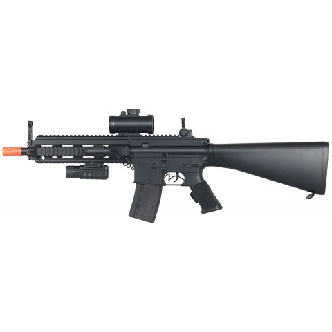 Double Eagle MK416 Full Stock ABS Plastic Construction – BLACK