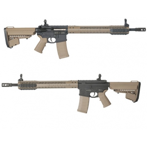 King Arms BRO M4 Fallout 15 Force Airsoft AEG Rifle – DE