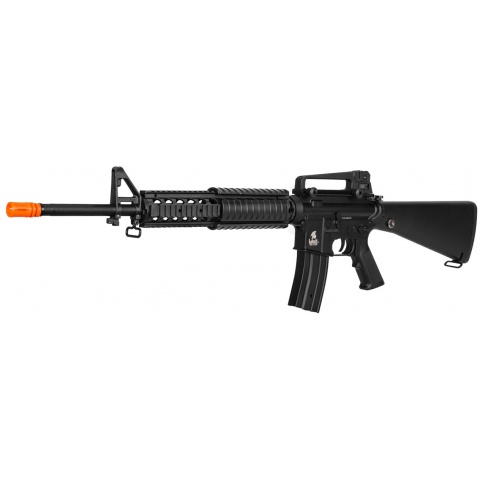 Lancer Tactical M4 AEG w/ Free Float Rail System – BLACK