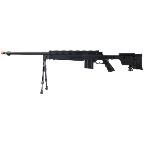 UK Arms Airsoft VSR-10 Metal Bolt Action Rifle w/ Bipod – BLACK