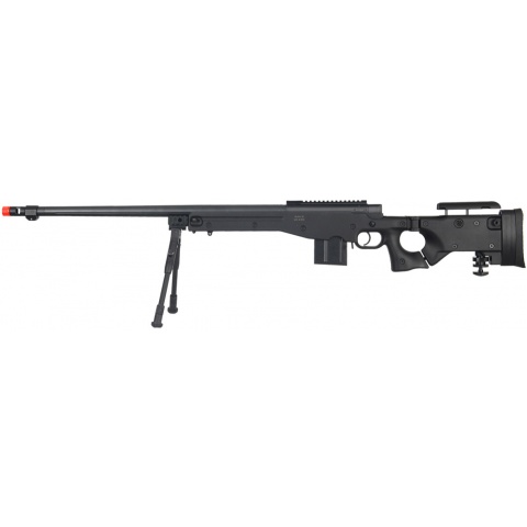 Well Airsoft MK96 Bolt Action Rifle w/ Barrel & Bipod – BLACK