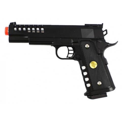 JG M188 Airsoft 1911 Spring Powered ABS Plastic Pistol – BLACK