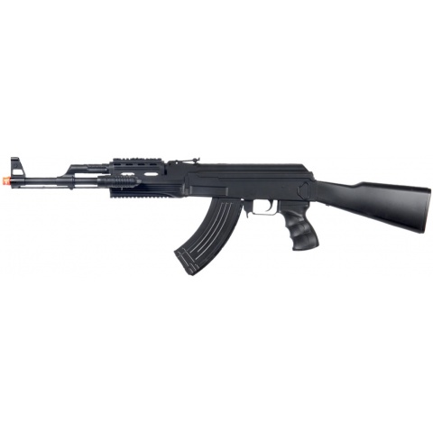 UK Arms P48 Airsoft AK-47 Spring Rifle w/ Laser & Flashlight – BLACK